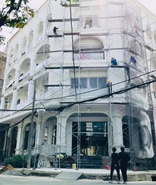 Công trình trong những ngày điểm tô chiếc áo mới