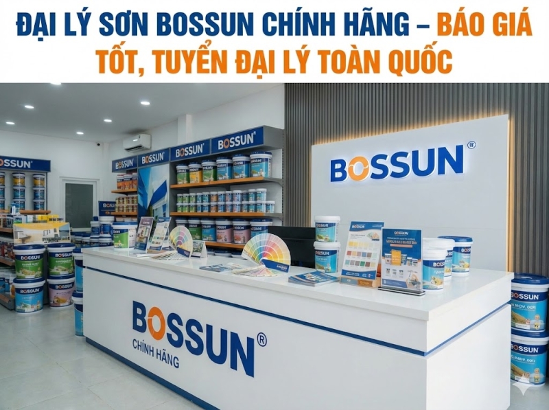 Đại Lý Sơn Bossun Chính Hãng – Báo Giá Tốt, Tuyển Đại Lý Toàn Quốc